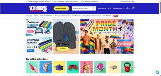 Gebouwd door Braak Commerce: Verpakkingdeals.nl